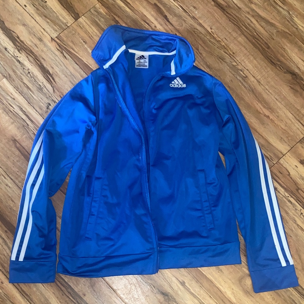 Adidas Royal Blue Zip-Up Jacket
